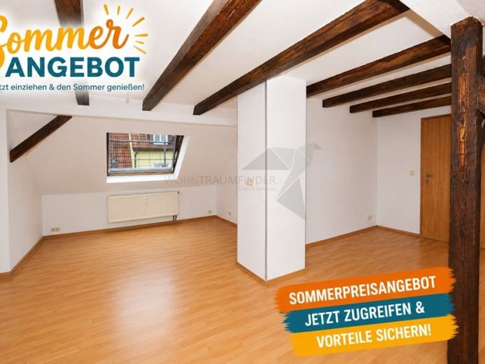 Wohnen unterm Dach: Charmante Maisonette mit Sichtbalken – Foto 1