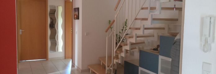Treppe zur Galerie