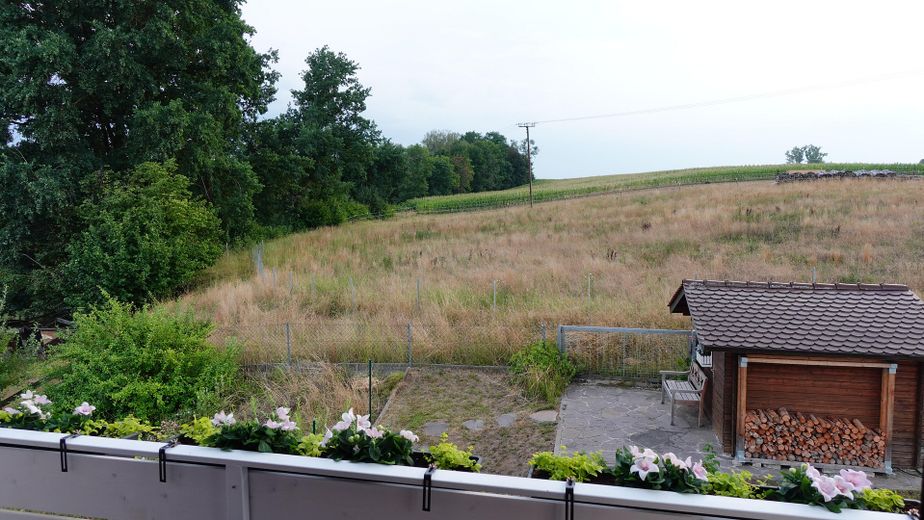 Großzügiges Einfamilienhaus in Ortsrandlage – 207 m² Wohnfläche auf 1.260 m² Grundstück – 12 Blick vom Westbalkon
