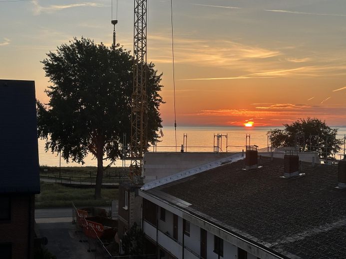 Sonnenaufgang, Blick aus DG