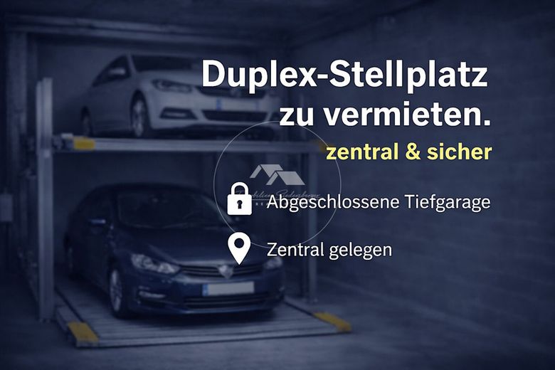 Duplex-Stellplatz in zentraler Lage – Duplexstellplatz