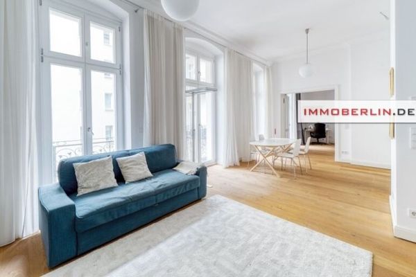 IMMOBERLIN.DE - Top location! Luminoso appartamento d’epoca con balcone esposto a sud presso il KaDeWe