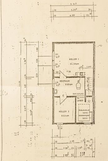 Einfamilienhaus mit Garten und Garage in Rudow, freiwerdend – Grundriss-Keller,spiegelverkeh