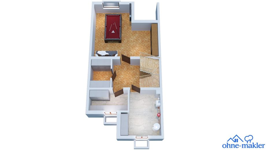 Großzügiges Reihenmittelhaus in Eching- von privat – Keller