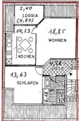 Schöne DG-Wohnung mit Ausblick, EBK & Stellplatz – Foto 10