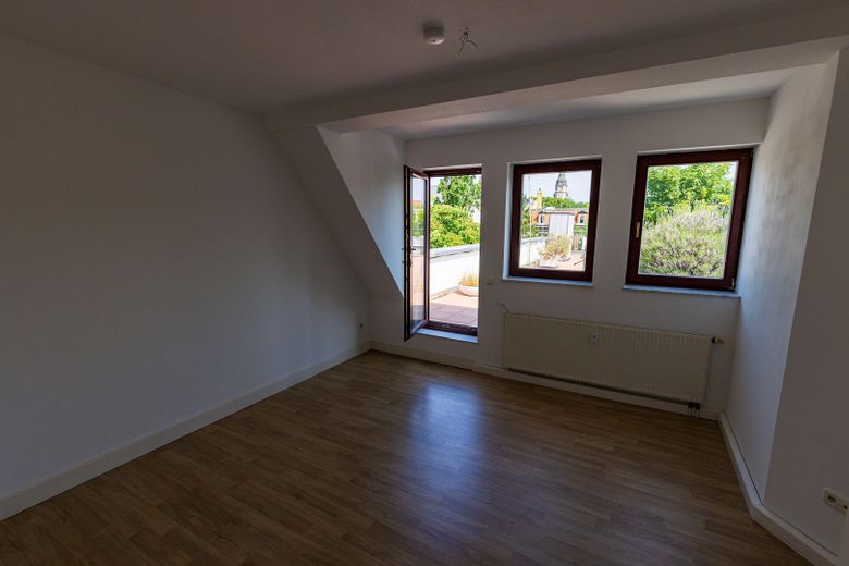 Denkmalgeschützte Maisonette ·137m²· 70 m²Dachterrasse ·Bezugsfrei ·Leipzig Zentrum-N·vom Eigentümer – Schlafzimmer