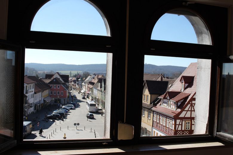 Blick auf den Marktplatz 