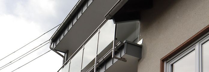 Außenansicht auf den Balkon