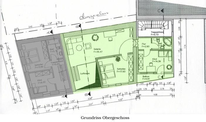 Grundriss Obergeschoss