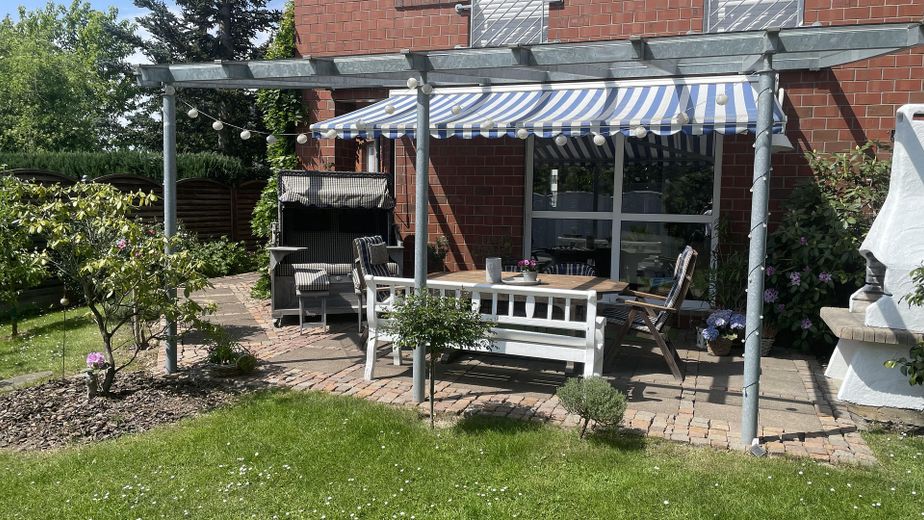 Blick auf die Terrasse