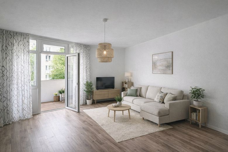 🏡 Zuhause mit Zukunft – provisionsfreie 2‑Zimmer‑Wohnung mit Balkon & nachhaltiger Sanierung (Frankfurt‑Nordweststadt) – Foto 1