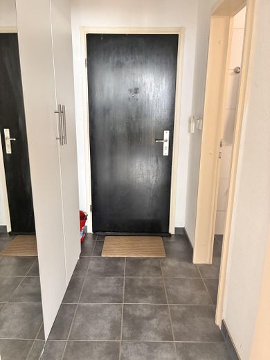 1-Zimmer Appartement in Frankfurt Sachsenhausen | Balkon | Möbliert | Leerstehend – Flur 1