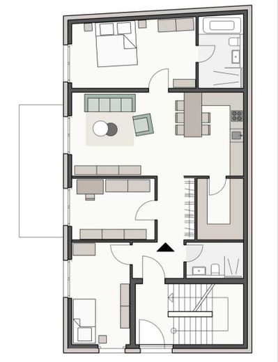 निर्माण समुदाय Blankenburger 12 – Grundriss Gartenhaus