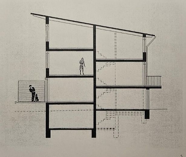Provisionsfreies Reiheneckhaus in Deizisau: 4 Schlafzimmer, Energie B, sofort frei – Schnitt bzw. Seitenansicht
