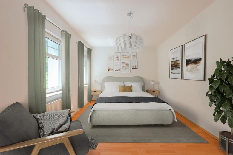 PROVISIONSFREI (Privatverkauf): Große 4-Zimmer-Wohnung in historischen Villa am Naturschutzgebiet – Foto 2