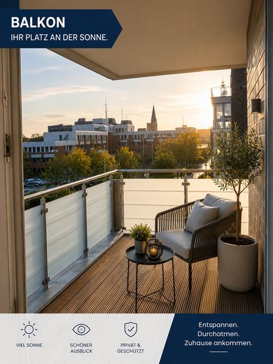 Balkon mit Fernblick