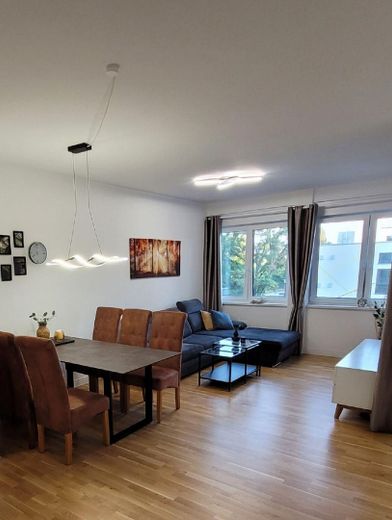 Dwa 3-pokojowe mieszkania, centralnie, nowoczesny nowy budynek, Elbe, pieszo Buckau – WG6 Wohnzimmer