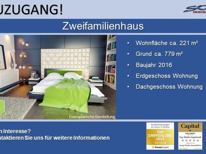 Modernes Zweifamilienhaus mit Garten in Rohrenfels zu verkaufen - Ein Objekt von Ihrem Immobilienpartner SOWA Immobilien und Finanzen – Foto 1