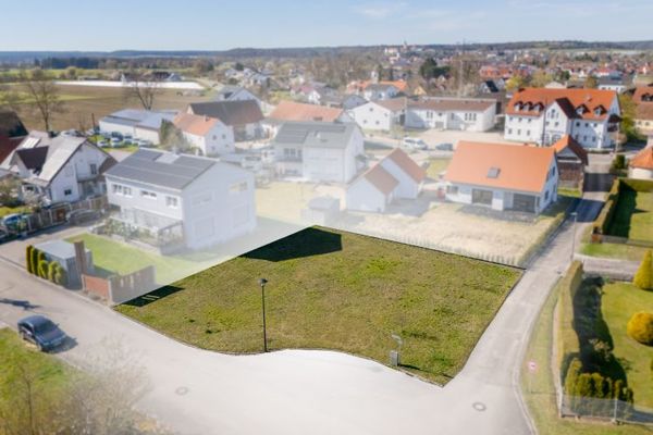 Terreno edificabile a Hohenwart. Pronto per la costruzione, urbanizzato, immediatamente disponibile.