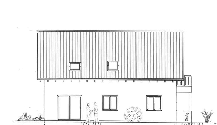 3-Zimmer-Wohnung Dachgeschoss – Ostansicht