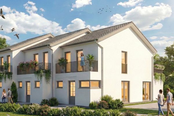 Nuova costruzione di 3 case a schiera