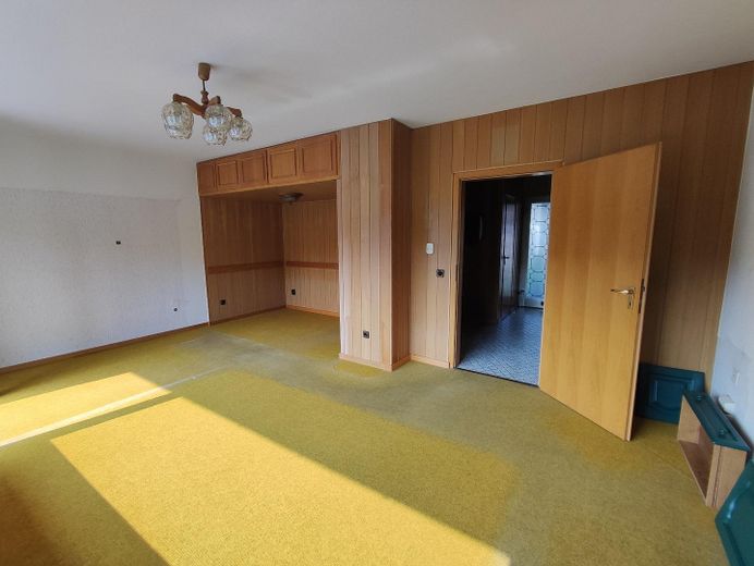 Wohnzimmer mit Blich auf Essec