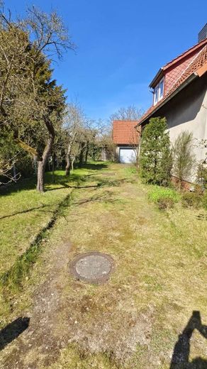 Eldingen - Verborgene Perle: Einfamilienhaus + Garten + Obstbäume - wer erweckt mich zu neuem Leben – Hofzufahrt