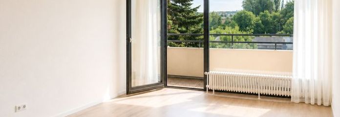 Ideal 2-room apartment with balcony and panoramic view