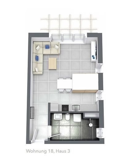 Terrassenwohnung zum Kauf - vermietete Kapitalanlage – Foto 1