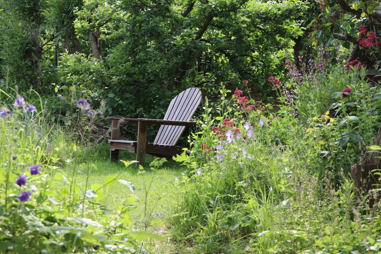 Sitzplatz im Sommer