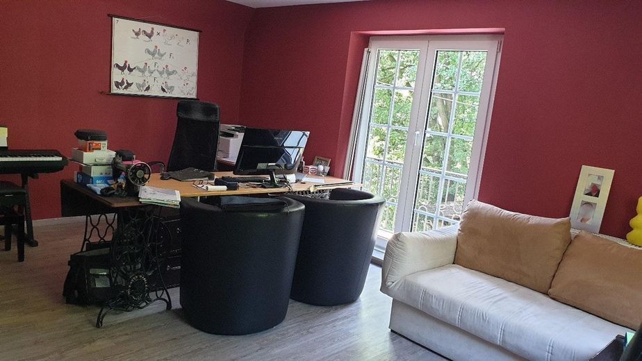Büro mit Balkon