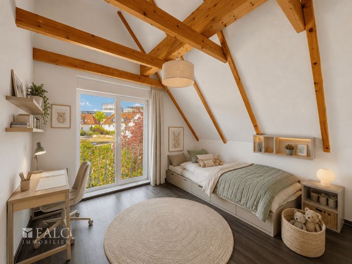 Commission-free. Well-equipped semi-detached house in a prime location! – Kinderzimmer - Einrichtung digital