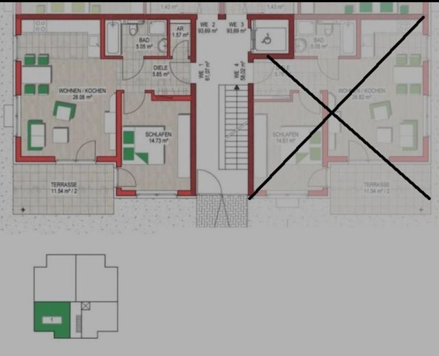 Anlageobjekt, vermietete gut gelegene Erdgeschosswohnung – Foto 11