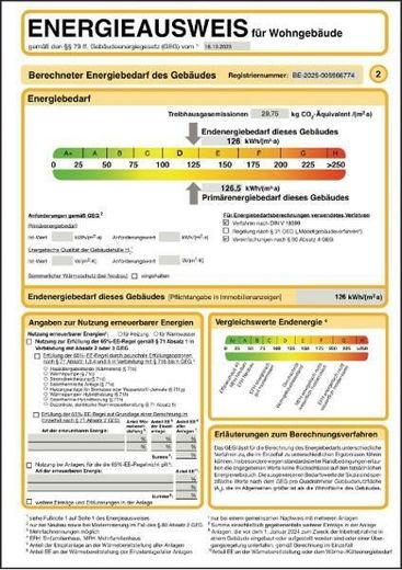 MFH in begehrter Lage nahe S-Lichtenberg - Aufstockung oder Neubau möglich – Energieausweis