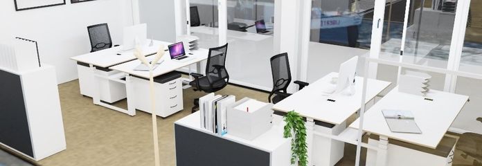 Glaswerk / 4er Büro