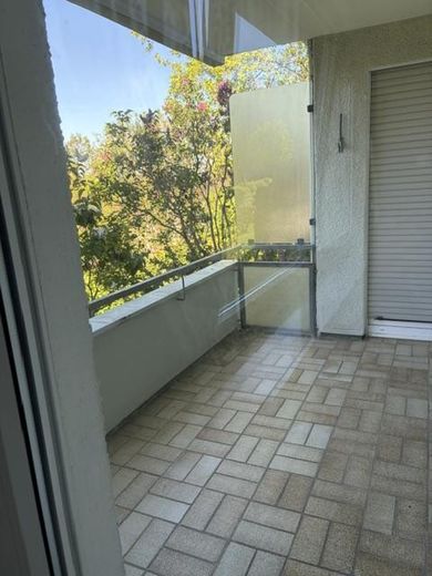 Blick vom Wohnzimmer auf den b