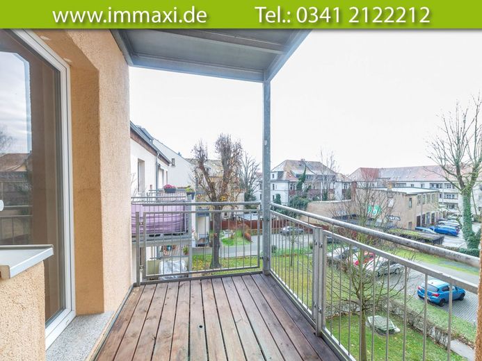 AB 01.06.2026  WAHREN + 3 RAUM WOHNUNG + 2.OG + BALKON – Balkon Beispiel