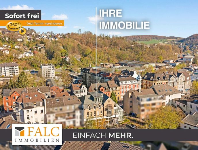 Velbert-Langenberg: Kernsaniertes Mehrfamilienhaus im ehem. Bankgebäude, leer &amp; aufgeteilt nach WEG – Außenansicht