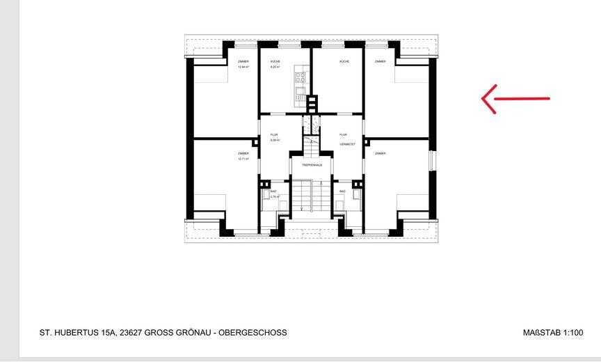 ***NEU***2-Zimmer Whg, teilsaniert & in Uni-Lage*** – 1. OG rechts