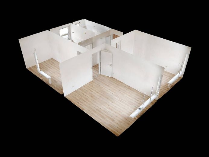 Move in now and receive 3 net cold rents as a gift*: Spacious 3-room apartment with bathtub – 3D-Ansicht Grundriss