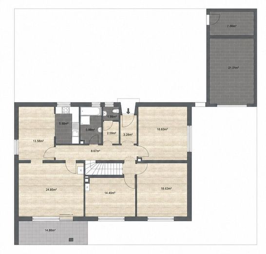 Charmanter Bungalow auf tollem Grundstück in Langquaid - viel Potenzial für Ihre Wohnideen – Erdgeschoss