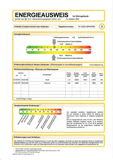 provisionsfreie Doppelhaushälfte – Energieausweis