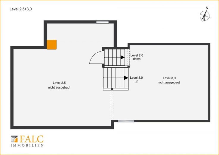 Grundriss Level 2,5 +3,0