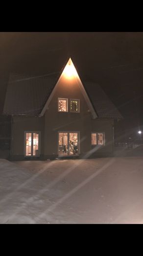 Hausansicht, Weihnachten