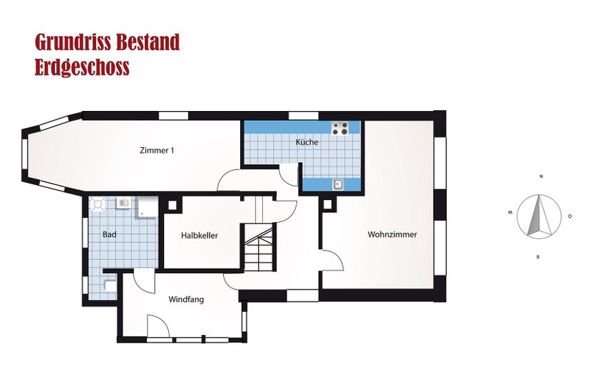 Bestandsgrundriss EG