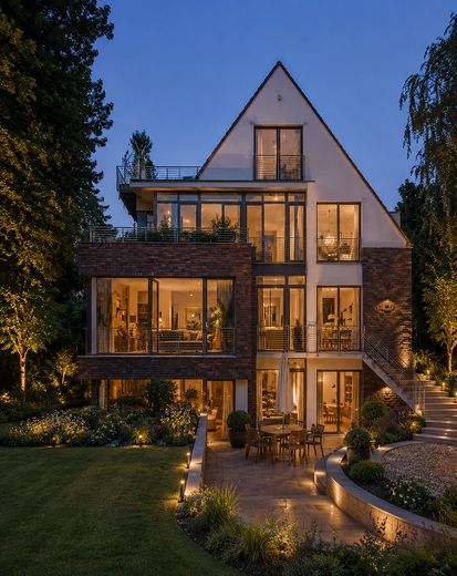 Casa dentro de una casa en Kleinmachnow – residencia ajardinada de 275 m² – Gartenresidenz am Abend