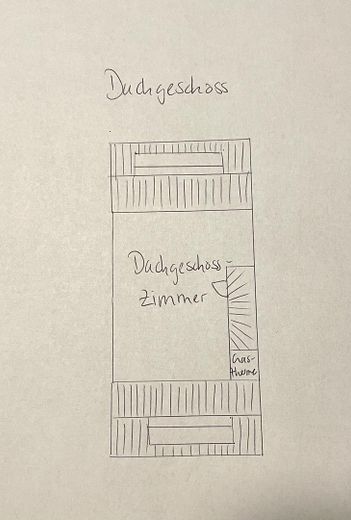Skizze Dachgeschoss