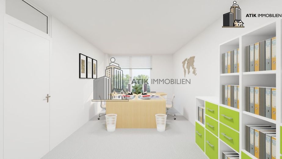 ATIK: Ausbau nach Mieterwunsch - klimatisierte Bürofläche im EG mit Top Preis-Leistungs-Verhältnis – Innenvisualisierung