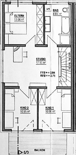 Grundriss 1. Obergeschoss