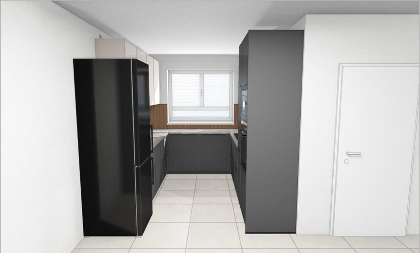 Erstbezug: A+ Neubau-Reihenhaus mit 6 Zimmern, Premiumküche, PV-Speicher & Garten – Premium-Einbauküche